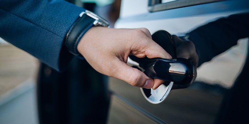 McCarthy Collision Center in Olathe KS newly fixed car door